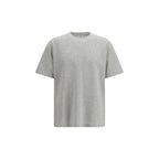 Saint Laurent Gray Cotton T-Shirt