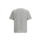 Saint Laurent Gray Cotton T-Shirt