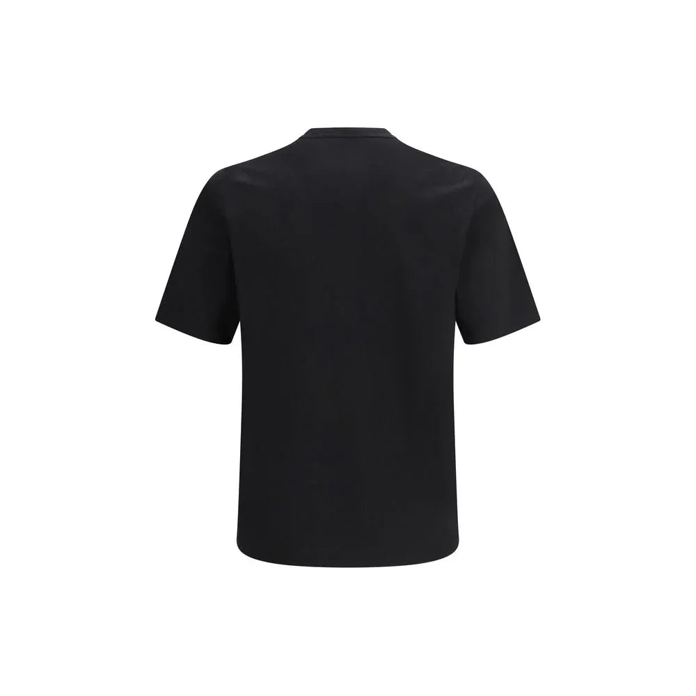 Saint Laurent Black Cotton T-Shirt