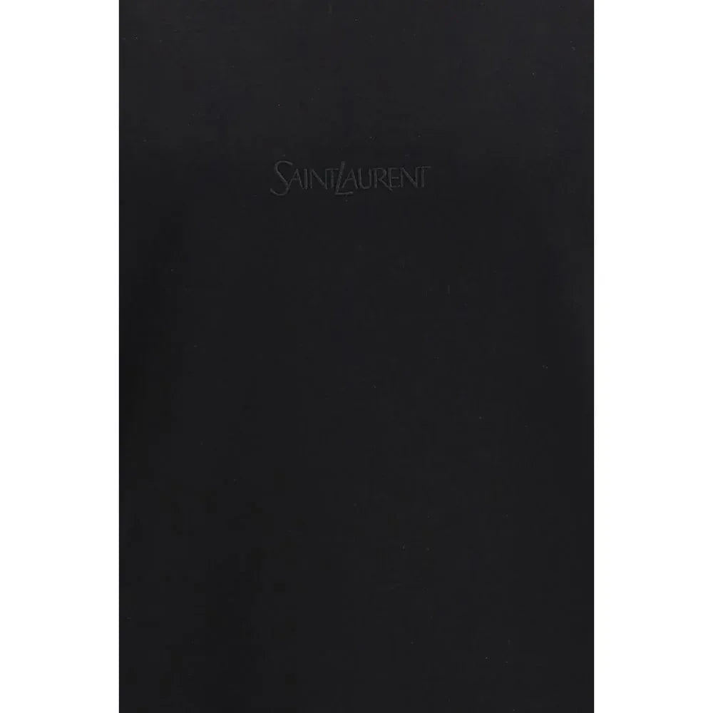 Saint Laurent Black Cotton T-Shirt
