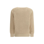 Saint Laurent Beige Cotton Sweatshirt
