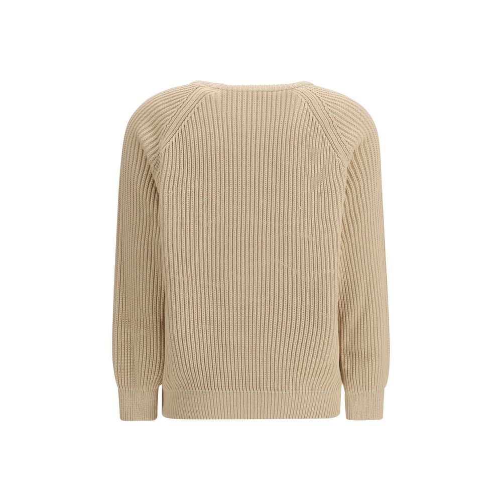 Saint Laurent Beige Cotton Sweatshirt