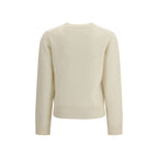 Ganni Beige Wool Oves Aries Sweatshirt