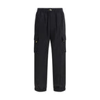 Fendi Black Cotton Cargo Pants