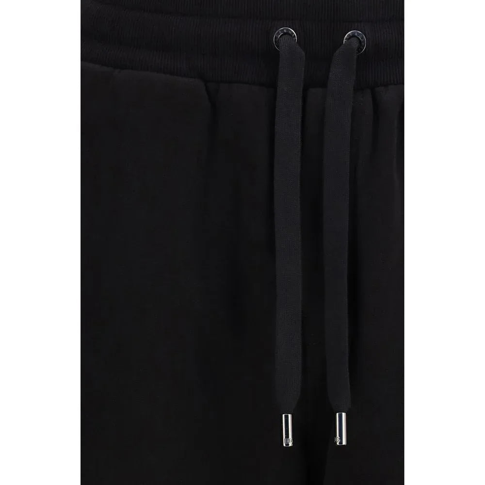 Dolce & Gabbana Black Cotton Casual Pants