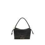 Fendi Black Calf Leather Bos Taurus Shoulder Bag