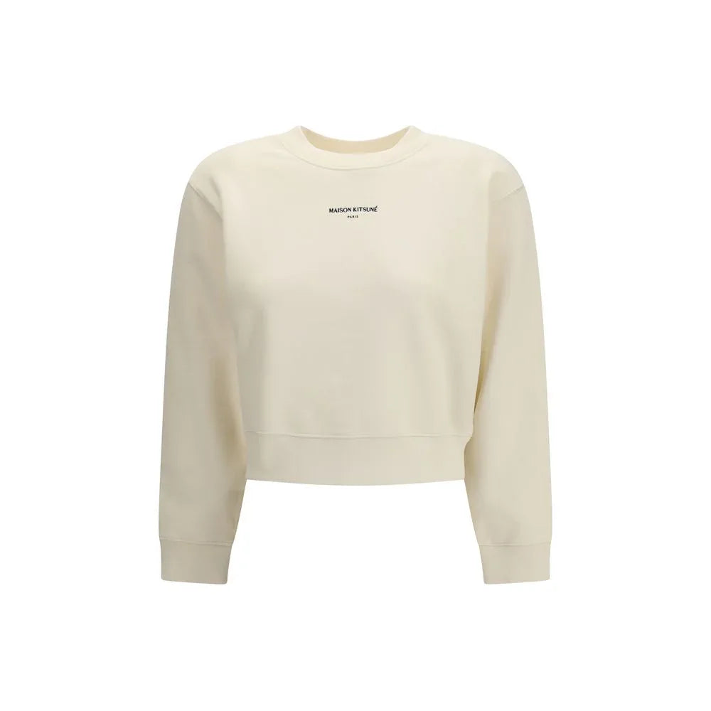 Maison Kitsuné Beige Cotton Sweatshirt