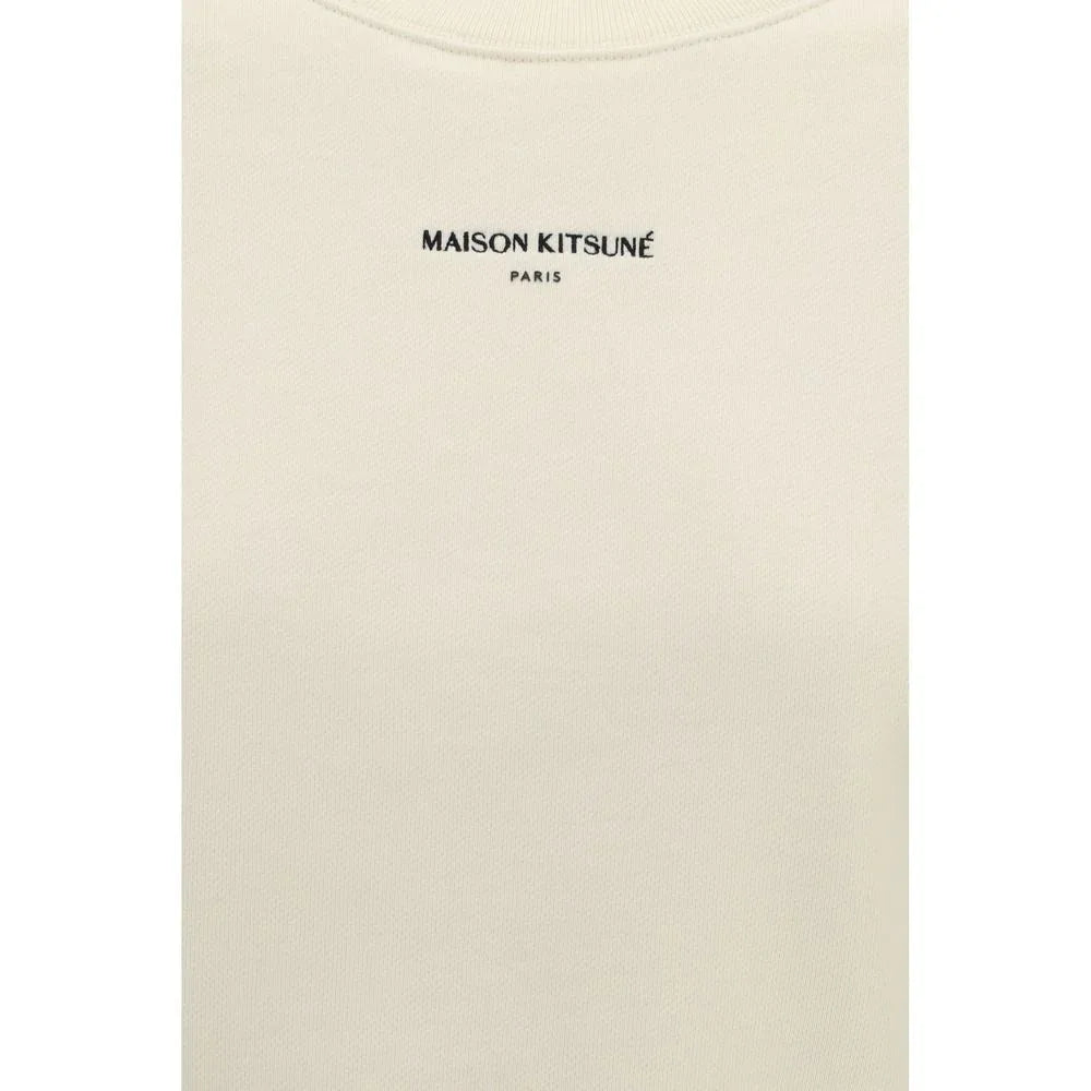 Maison Kitsuné Beige Cotton Sweatshirt