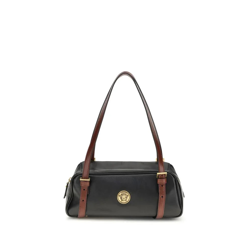 Versace Black Lamb Ovis Aries Aries Shoulder Bag