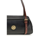 Versace Black Lamb Ovis Aries Aries Shoulder Bag