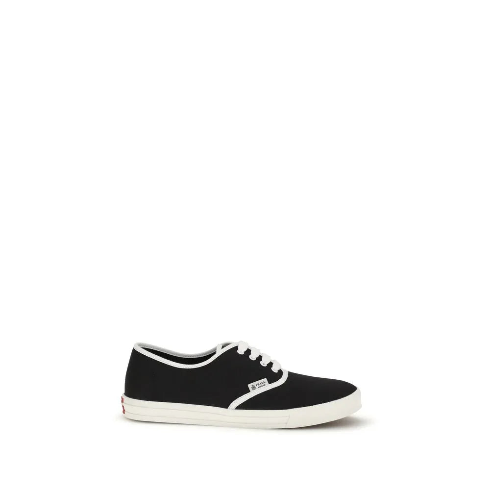 Prada Black Cotton Athletic Sneakers - Zeiniez