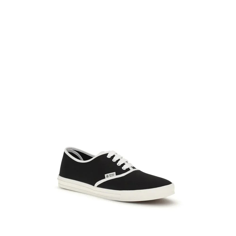 Prada Black Cotton Athletic Sneakers - Zeiniez