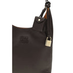 Miu Miu Brown Calf Leather Bos Taurus Shoulder Bag