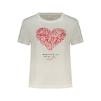 Desigual Bianco Cotton Women T-Shirt