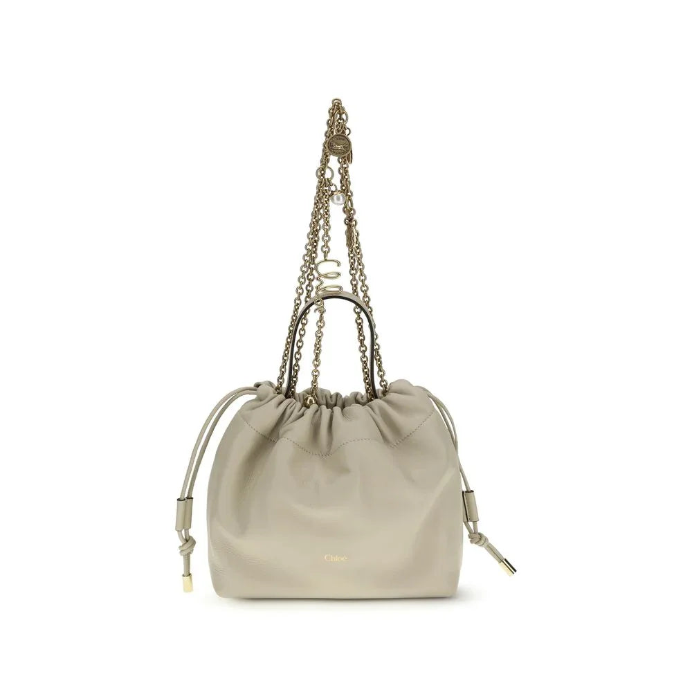 Chloé Beige Lamb Ovis Aries Aries Shoulder Bag