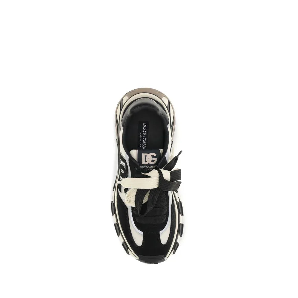 Dolce & Gabbana Black Elastane Athletic Sneakers - Zeiniez