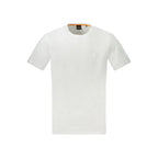 Hugo Boss White Cotton Men T-Shirt