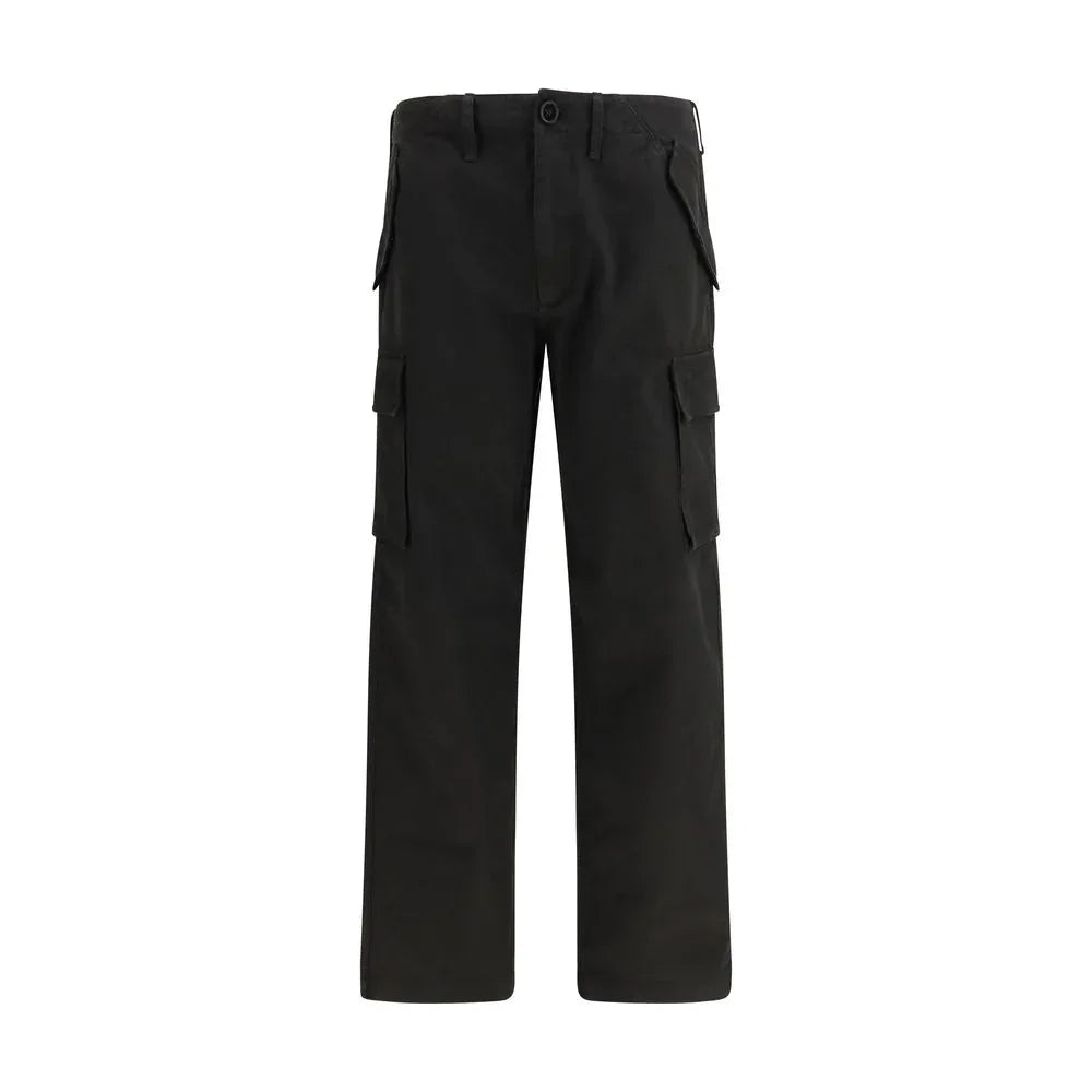 Burberry Black Cotton Cargo Pants