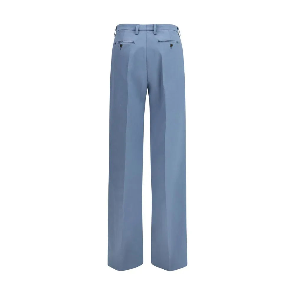 Prada Blue Cotton Chino Pants