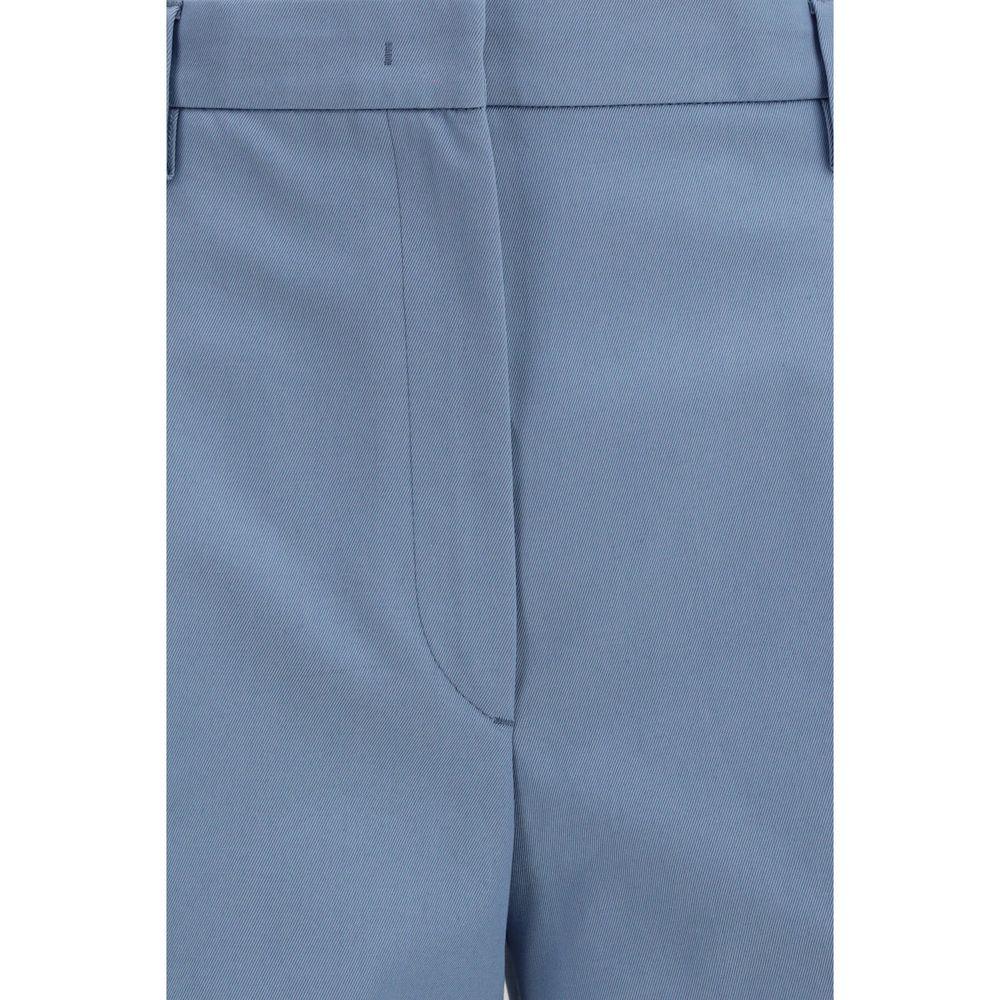 Prada Blue Cotton Chino Pants