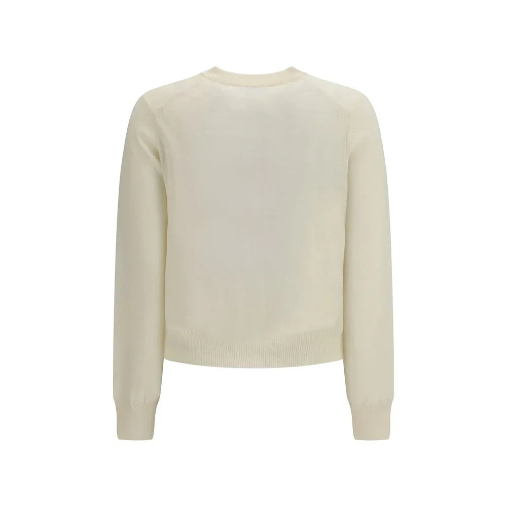 Maison Kitsuné Beige Cotton Cardigan