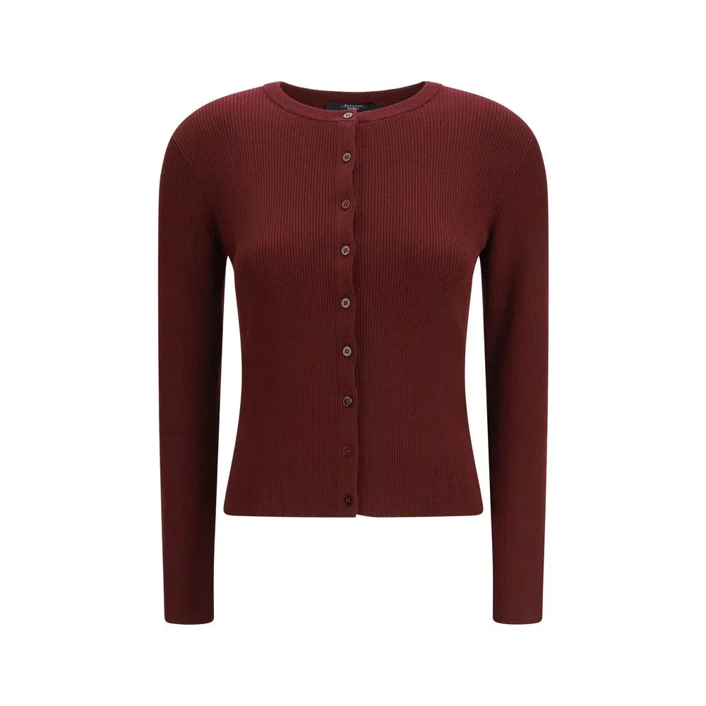 Max Mara Bordeaux Viscose Sweatshirt