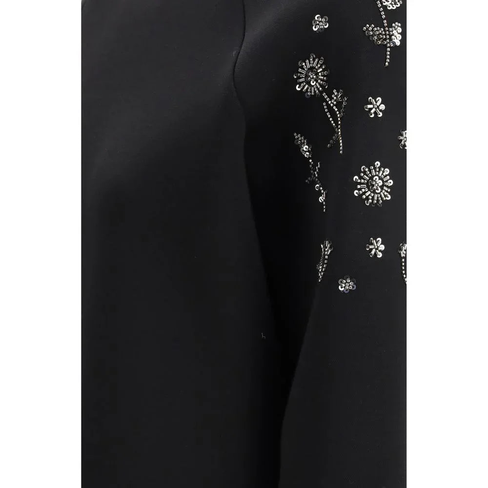 Max Mara Black Polyester Sweatshirt - Zeiniez