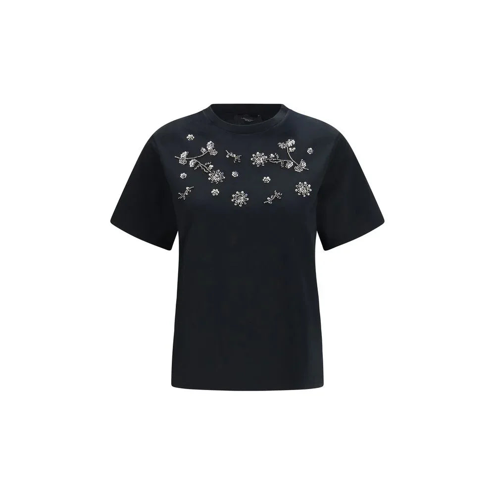 Max Mara Black Cotton T-Shirt
