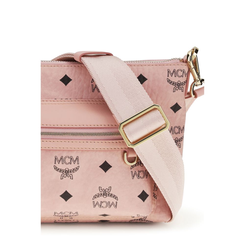 MCM Multicolor Fabric Shoulder Bag