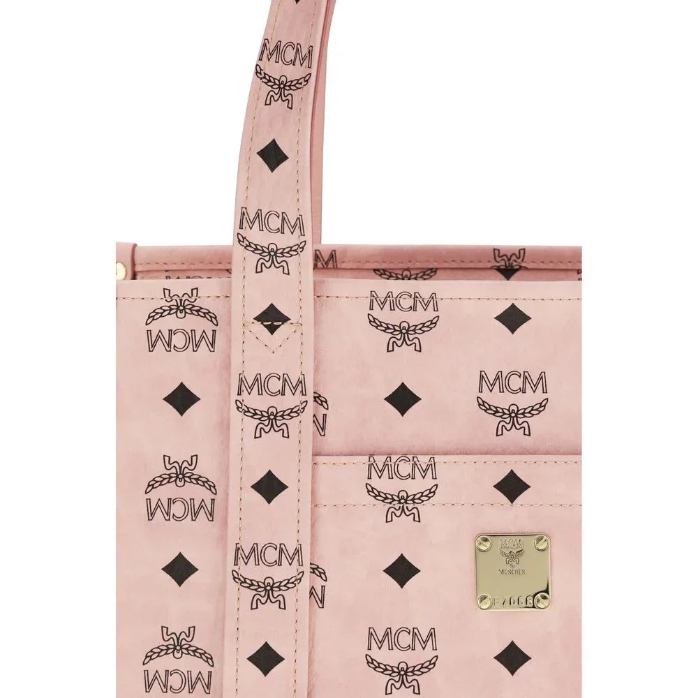 MCM Multicolor Fabric Handbag