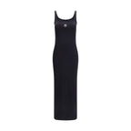 Marine Serre Black Cotton Casual Dress
