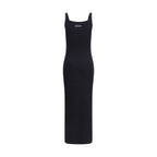 Marine Serre Black Cotton Casual Dress