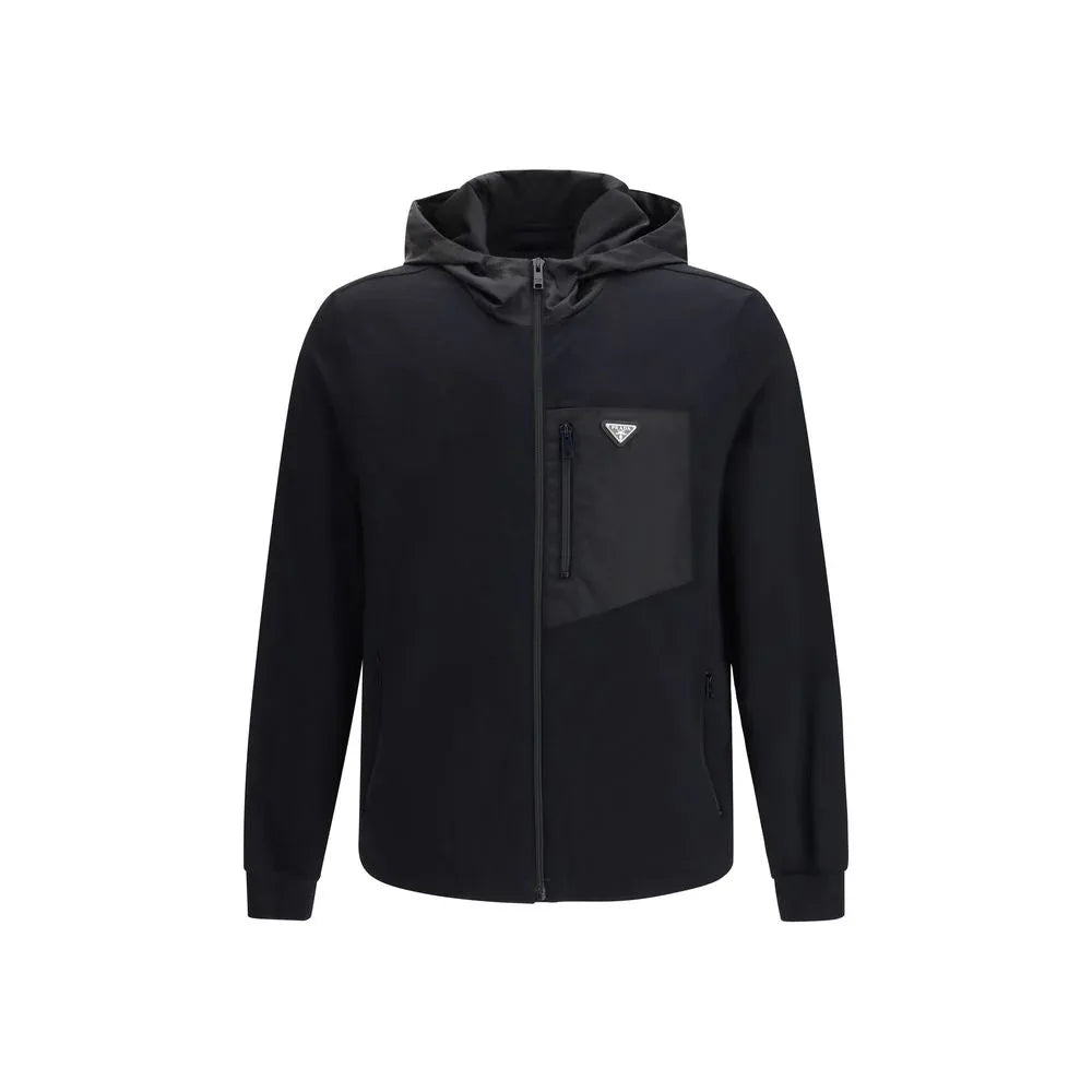 Prada Black Cotton Shell Jacket