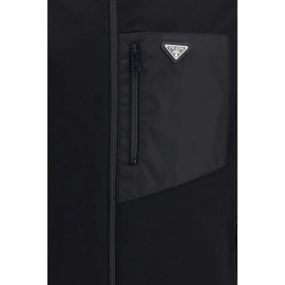 Prada Black Cotton Shell Jacket