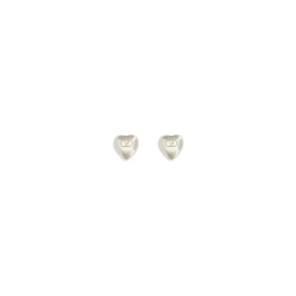 Valentino Garavani Gold Metal Earrings - Zeiniez