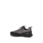 ROA Gray Calf Leather Bos Taurus Athletic Sneakers