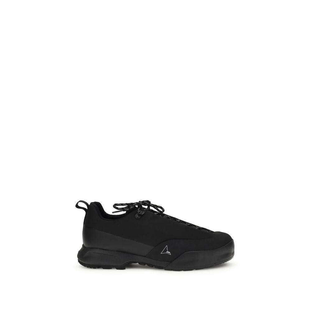 ROA Black Nylon Athletic Sneakers
