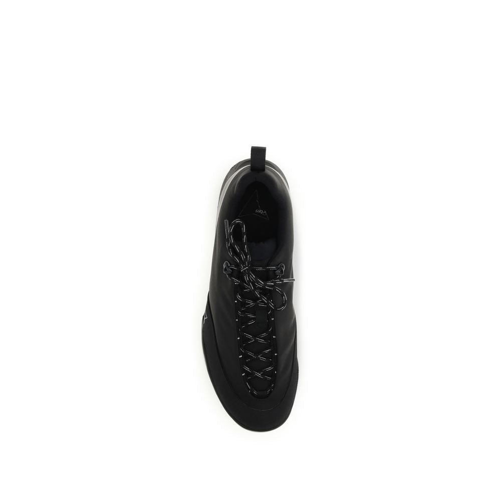 ROA Black Nylon Athletic Sneakers