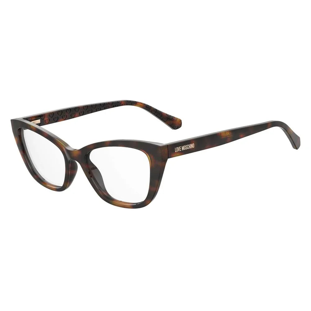 Love Moschino Brown Cellulose Propionate Glasses (Frames)