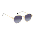 Polaroid Gold Stainless Steel Sunglasses