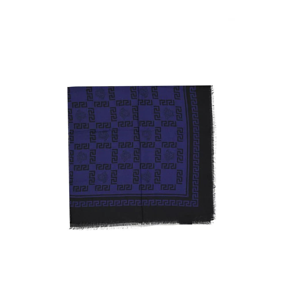 Versace Blue Modal Scarf