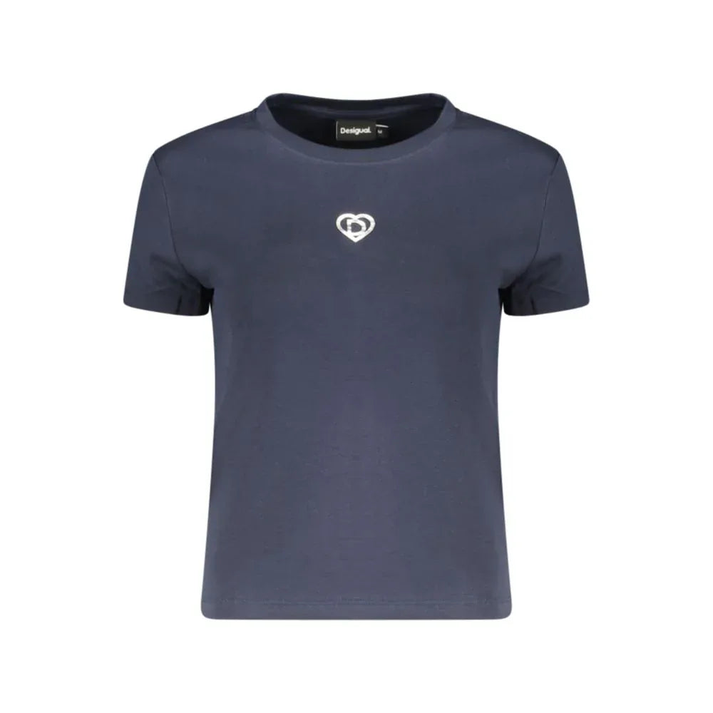 Desigual Blue Cotton T-Shirt