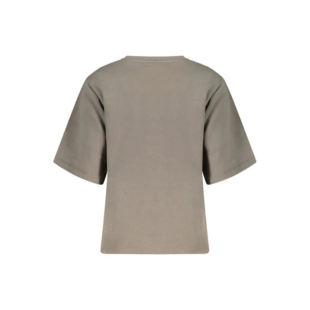 Desigual Grigio Cotton Women Sweatshirt