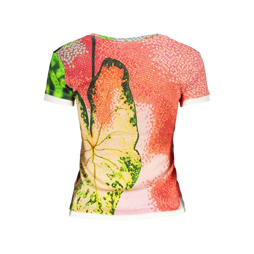 Desigual Rosso Cotton Women T-Shirt