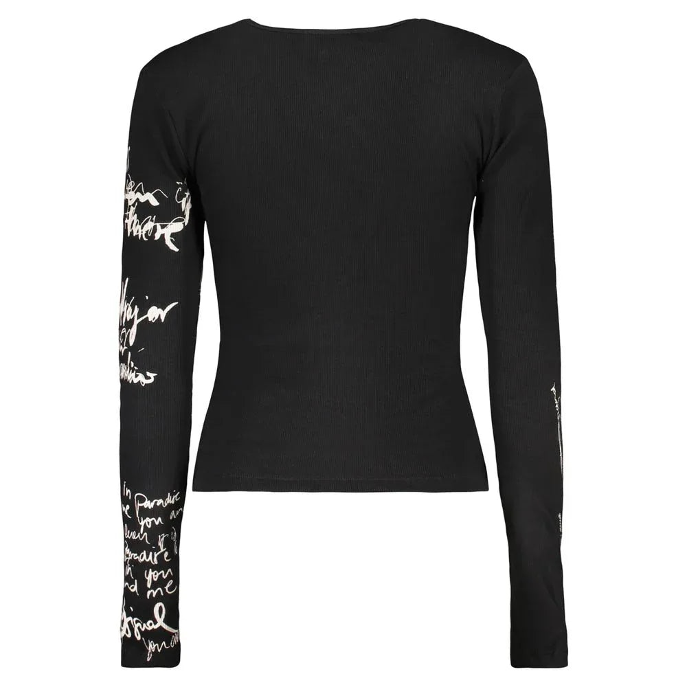 Desigual Black Cotton Women Sweater