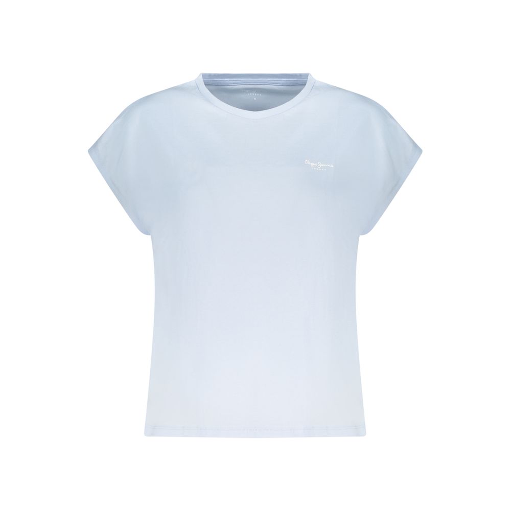 Pepe Jeans Azzurro Cotton Women T-Shirt