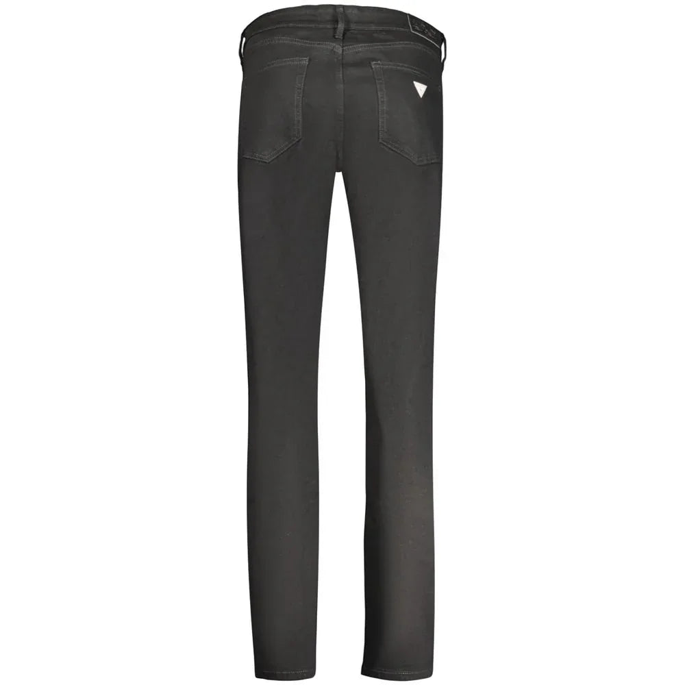 Guess Jeans Nero Cotton Women Jeans