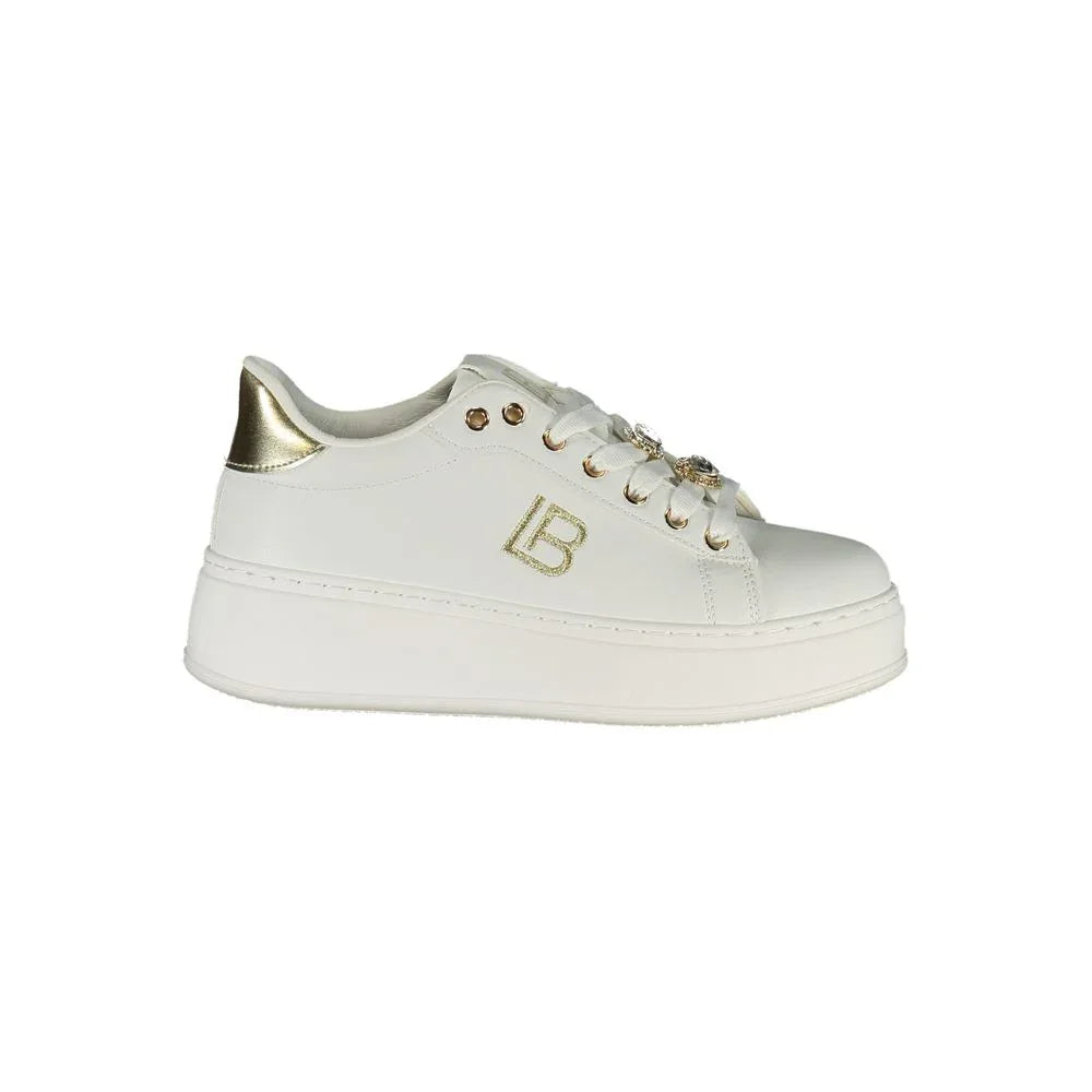Laura Biagiotti Bianco Polyurethane Women Sneaker