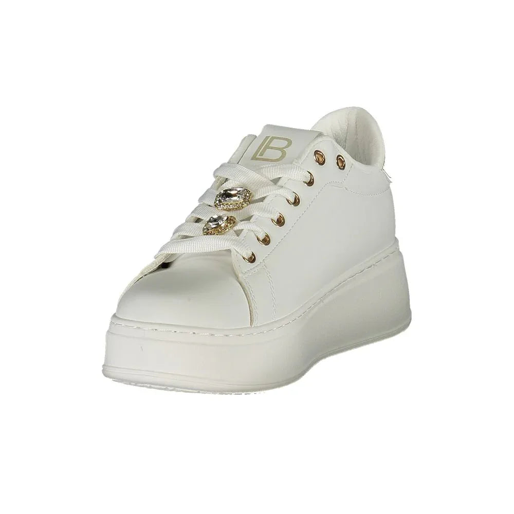 Laura Biagiotti Bianco Polyurethane Women Sneaker