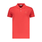 Iceberg Rosso Cotton Mens Polo Shirt